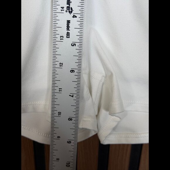 New Free People Skirt Medium Womens White Skater Lined Skort Shorts - Picture 7 of 12